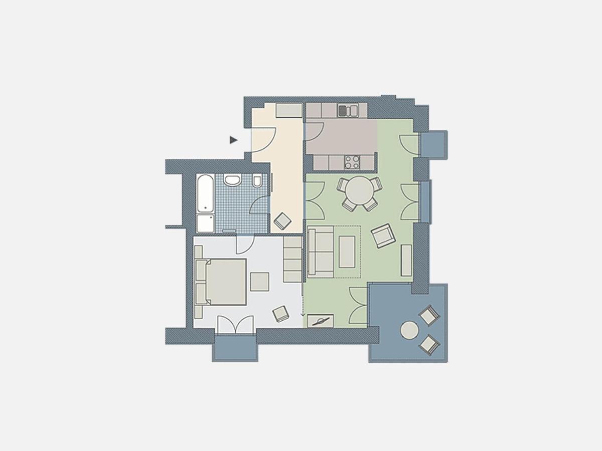 Appartement mit 1 Schlafzimmer und Balkon D211 Ostseebad Heringsdorf Exterior foto